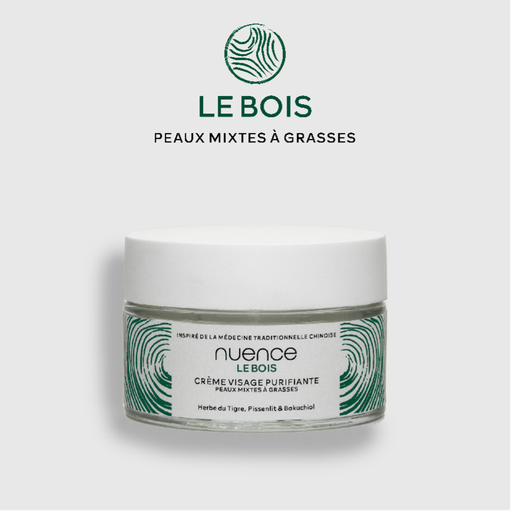 Le Bois Crème Visage Purifiante Peaux Mixtes à Grasses 50ml